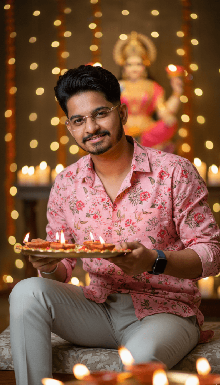 Indian Boy diwali look