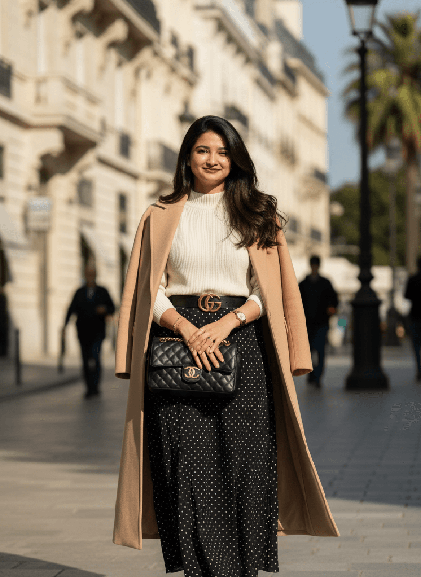 Girl in Western Look